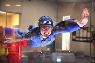 No planes, no parachutes, just skydiving indoors was a suggestion.