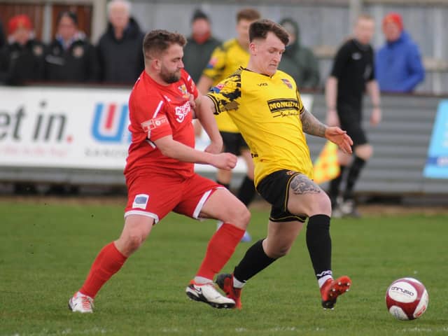 Pontefract Collieries battled to a draw at Bridlington Town. Picture: Dom Taylor