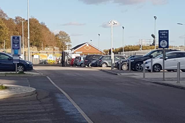 The car park at Wakefield Kirkgate Station