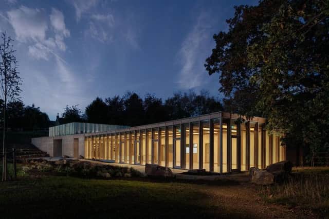 Yorkshire Sculpture Park's new visitor centre will open to the public this weekend. Courtesy of YSP. Photo  Mike Dinsdale, courtesy William Birch.