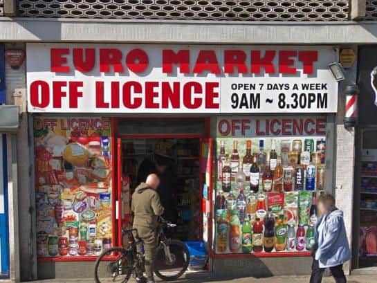 Euro Market has lost its licence to sell alcohol as a result of the activity.