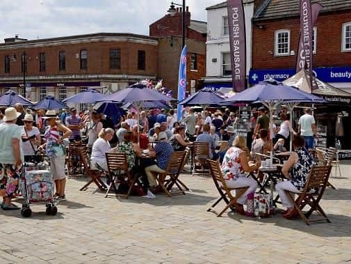 People flocked to this year's sunny festival.