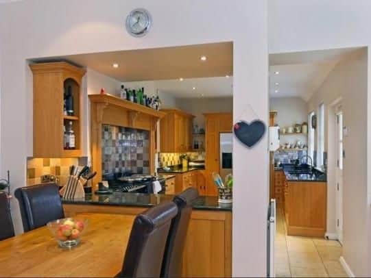 Barnsley Road, Sandal. Features five reception rooms, gardens, a detached garage block and a reception hallway.