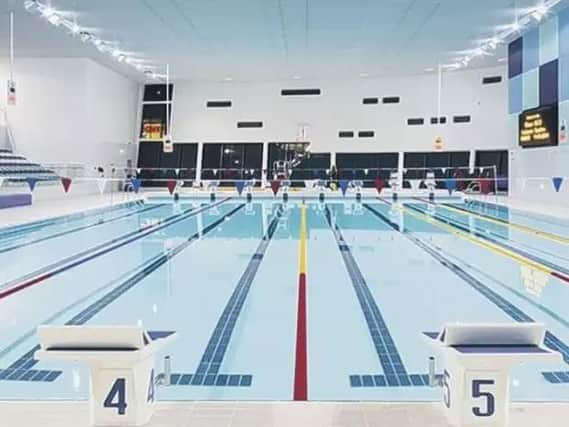 An artist impression of what the new Pontefract leisure centre pool could look like.