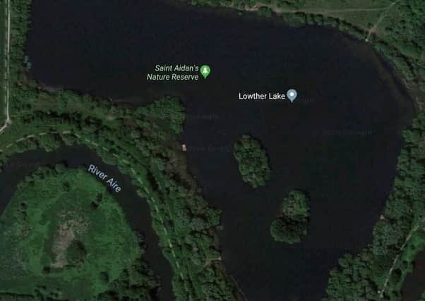 The lake at St Aidans. (Google)