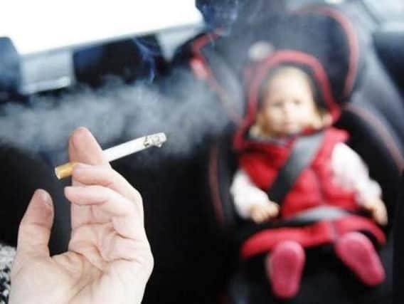 Smoking in cars carrying children was outlawed in October 2015.