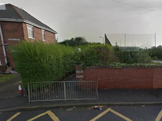 Police are investigating a racially aggravated assault which happened in a snicket beside the De Lacey Primary School playing fields in Pontefract. Picture: Google