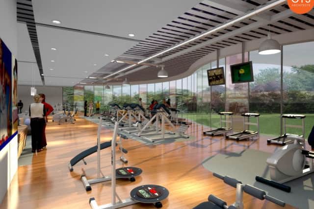 Fitness: The gym will have 115 workout stations.