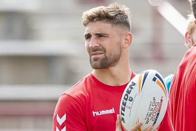 St Helens and England debutant, Tommy Makinson. PIC: Allan McKenzie/SWpix.com