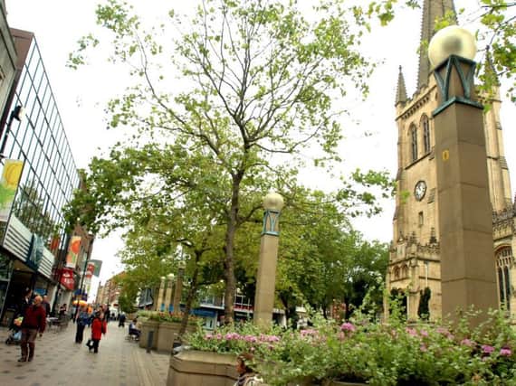 Wakefield city centre