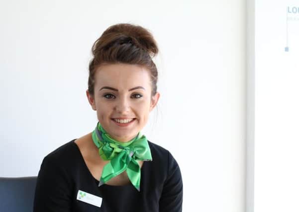 FEATURED: Olivia Lambert, a Yorkshire Building Society apprentice, is in the promotional video.