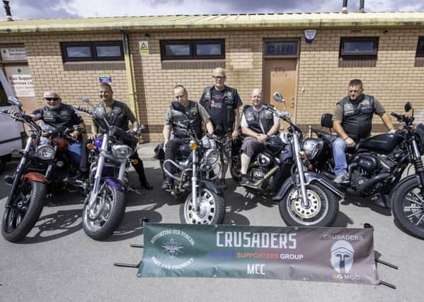 Picture by Allan McKenzie/YWNG - 28/07/18 - Press - Crusaders Ride to the Somme, Castleford, England - Martin Wilby, Graham Waddington, Andrew Scarfe, Aidy Holmes, Ricky Walshaw & Brett Muscroft.