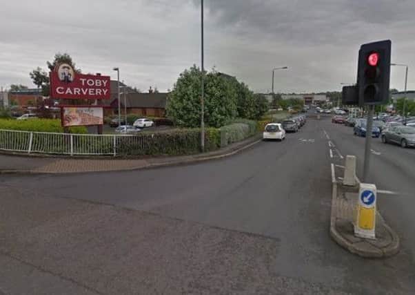 The accident happened near the Toby Carvery earlier this morning.