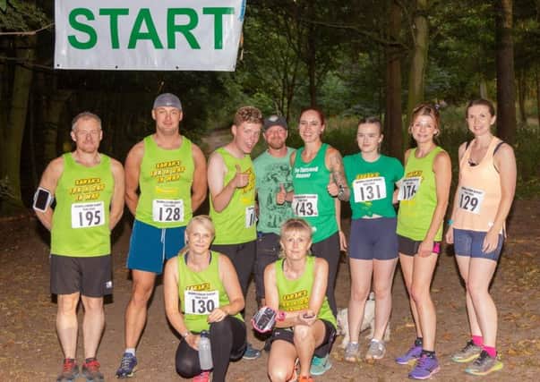 Runners at Newmillerdam. All pictures: Lee Ward.