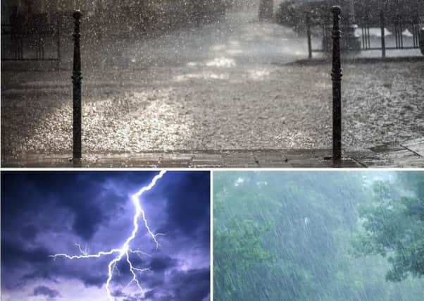 A yellow warning for thunderstorms is in place for Wakefield today