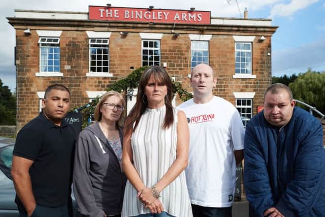 Regulars at the Bingley Arms pub, at Horbury Bridge, are campaigning to keep it open.