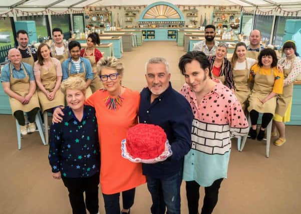 The Great British Bake Off (2018)
Talent Specials: - Presenters: Noel fielding, Sandi Toksvig and Judges Paul Hollywood, Prue Leith with Contestants