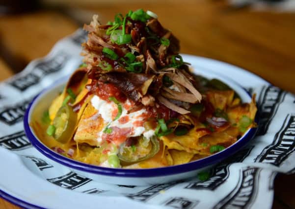 Pulled Pork Nachos at The Grill Pit, Bull Ring, Wakefield. Picture Scott Merrylees SM1008/98h