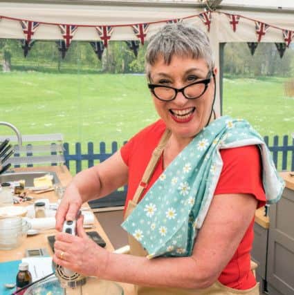 The Great British Bake Off 2018, baker Karen. Picture: Channel 4.