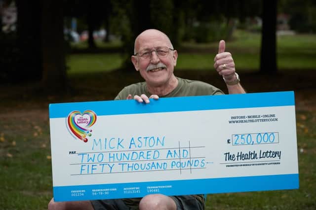 The Health Lottery winner Mick Aston from Stanley, Wakefield