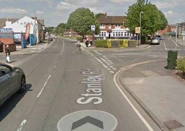 Hartley attacked a woman on Stanley Road, Wakefield.