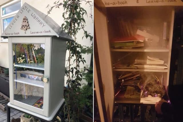Smokeless Library Community '˜library' set on fire less than a week after opening