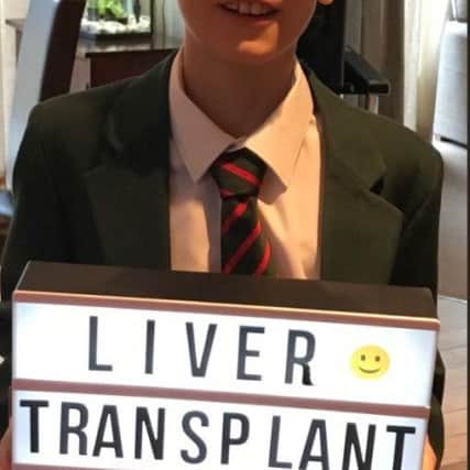 James Hodgson, 12, is celebrating 10 years since his liver transplant.