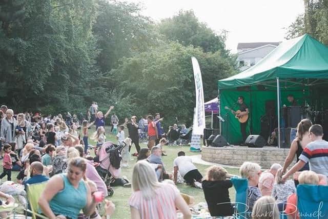 The stage was the central point of last month's Friarwood Festival.