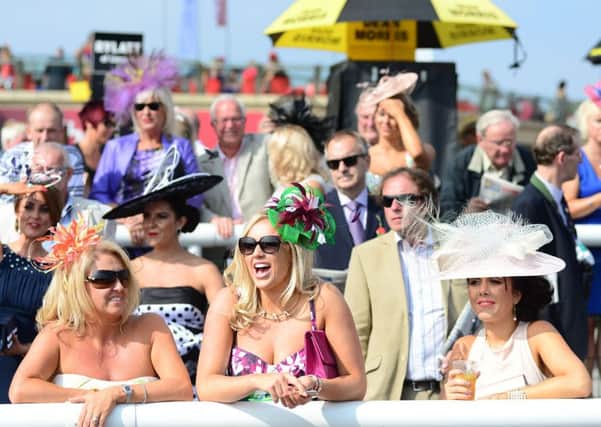 Ladies day at The St Leger Festival at Doncaster Racecourse. Picture: Scott Merrylees