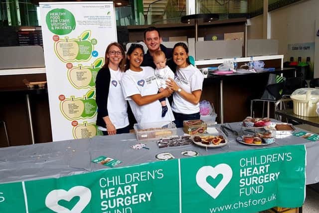 The team are raising money for the Children's Heart Surgery Fund.