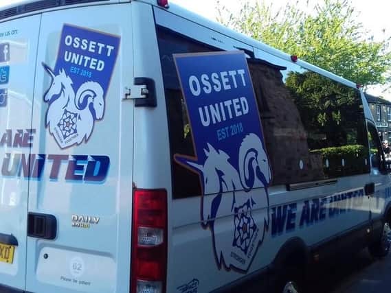 Ossett United team bus