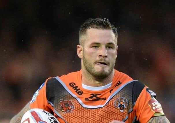 Zak Hardaker during his time at Castleford Tigers.