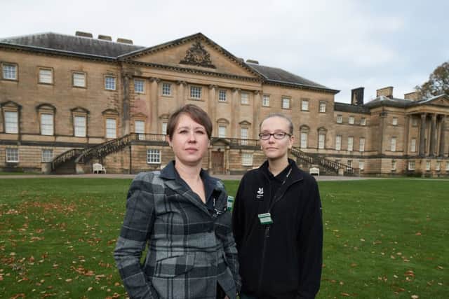 Nostell general manager Jenny Layfield and Jaanika Reinvald at the National Trust site.