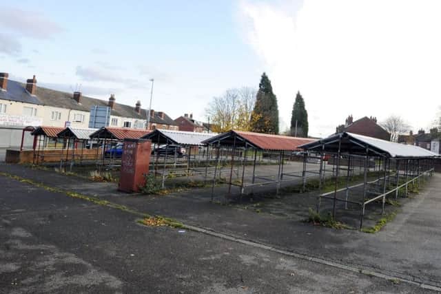 The old Hemsworth outdoor market which could be developed as a KFC and Costa Coffee. Picture Scott Merrylees