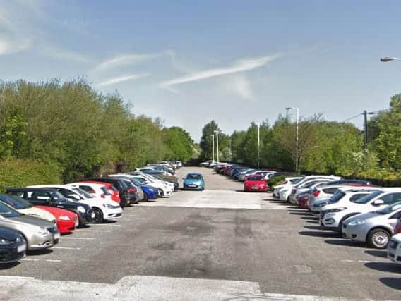 The car park at Outwood Station