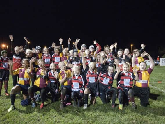 Sandal RUFC U13s and Normanton Knights U13s teams started their new partnership at last weeks training session.