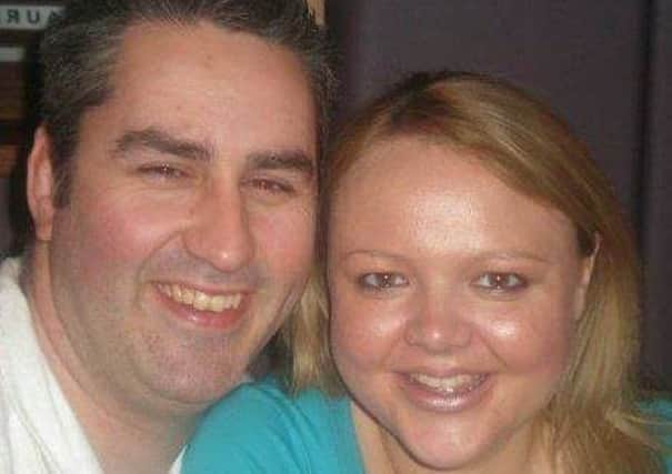 Grateful: Siobhan and Andrew Baird, whose family photos were found 60 miles from home.