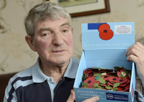 Peter Barras says the shortage of lapel poppies meant that so much more money could have been raised.