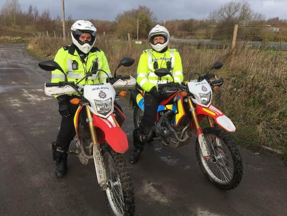 Wakefield Police off-road motorcycle team