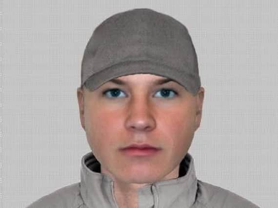 An E-Fit image of the man police are trying to trace.