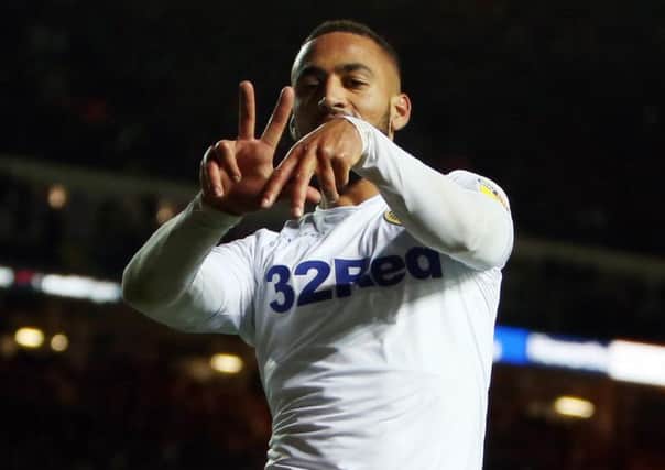 Injury-time double: Kemar Roofe.