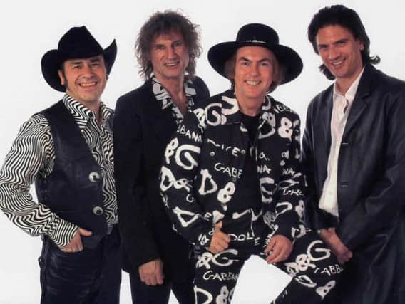Slade have cancelled their Wakefield gig after drummer Don Powell (second left) was admitted to hospital.