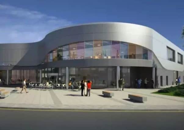 Artists impression of the Five Towns Leisure Centre.