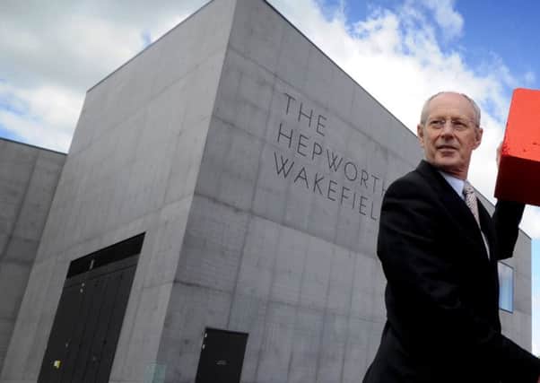 Opportunity: Coun Peter Box outside The Hepworth Gallery.