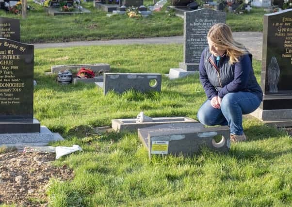 Kay Robinson, whose parents are buried at Normanton, thinks the practice is disrespectful and unfair. Picture Scott Merrylees