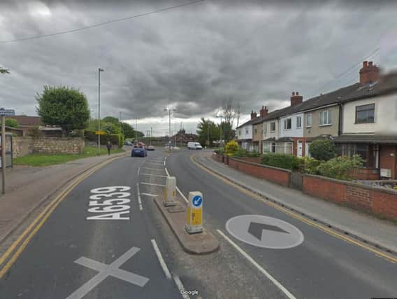 Front Street, Castleford, where the collision occurred. Picture: Google.