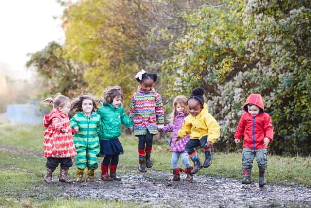 Children (and adults too!) can pull on their wellies and set off to jump in muddy puddles  real or imaginary.