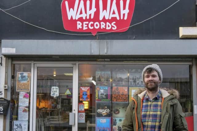 Feature on Wah Wah Records on Brooke St in Wakefield and owner Alan Nutton. Picture Scott Merrylees