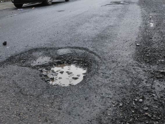 On the list Wakefield Council is recorded as refilling one of these potholes within 24 hours.