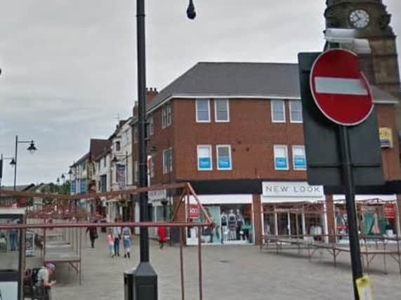 The suspect was traced to a nearby pub in Pontefract town centre.